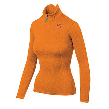 Pizzocco W Half Zip PersimmonOrange