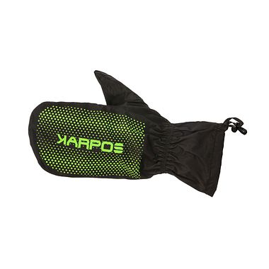 Lavaredo Rain Mitt BlackGreenFluo