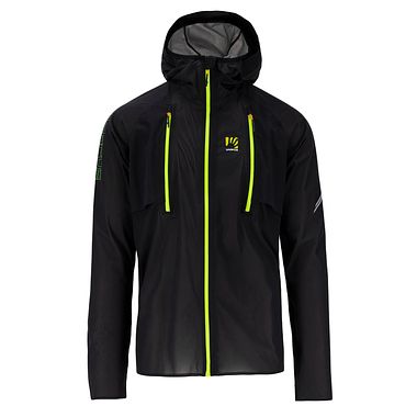 Lavaredo Rain Jacket BlackGreenFluo