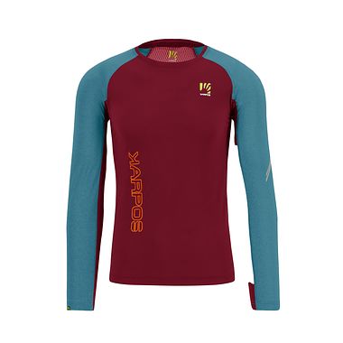 Lavaredo Jersey LS PomegranadeLarksp