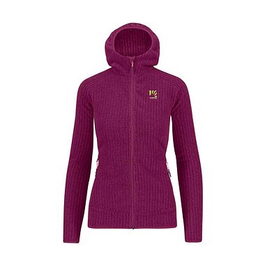 Rocchetta W Hoodie Fleece Boysenberry