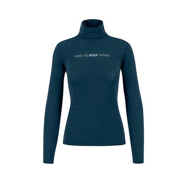 Coppolo Merino W High Neck LS MidNight