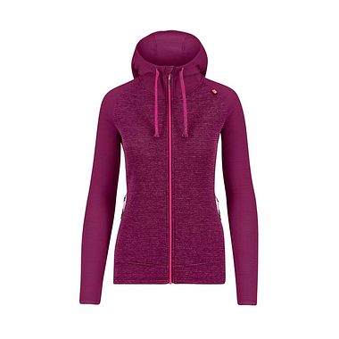 Camoscio W Full Zip Hoodie Boysenberry