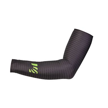 Lavaredo Arm Warmers BlackGreenFluo