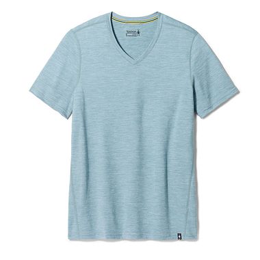 Ms Short Sleeve V-Neck Tee Lead Heather