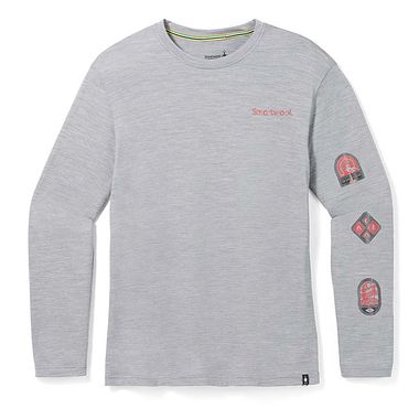 Graphic Tee Long Sleeve LightGrayHeather