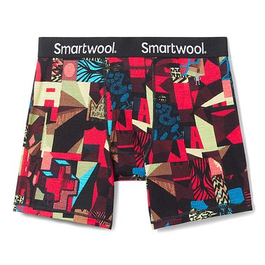 Ms Merino Boxer Brief JMRhythmcRed Prnt