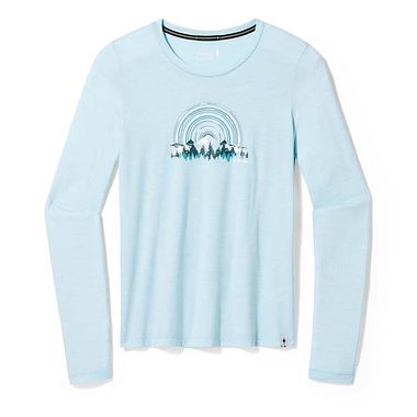 Ws Long Sleeve Graphic Tee WinterSky Heather