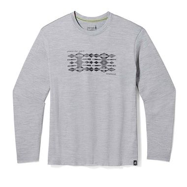 Graphic Tee Long Sleeve LightGrayHeather