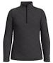 Kids Mid 250 Zip T CharcoalHeather